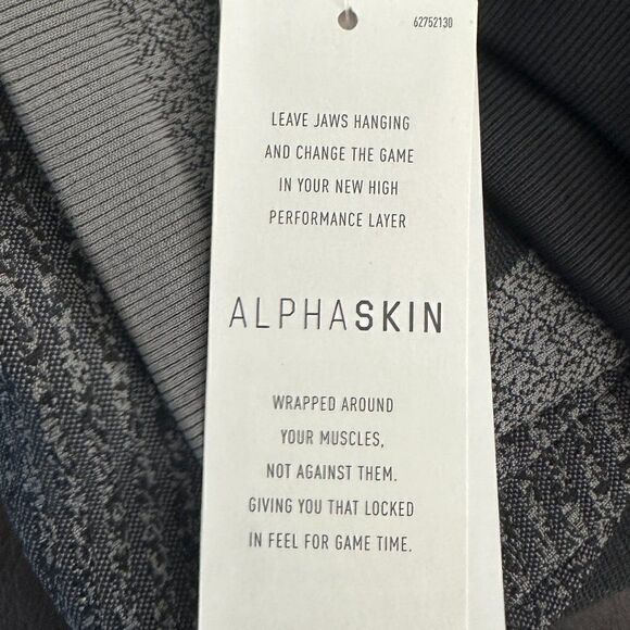 NWT Adidas Alphaskin Leggings, Grey Ombre, Size L - Picture 9 of 9
